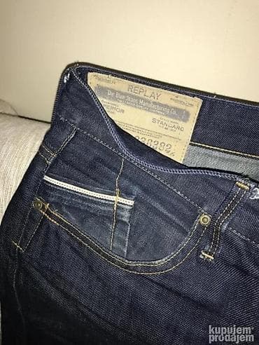 Odela: Original Replay farmerice 34 100% cotton Polustruk 47cm duzina — 4