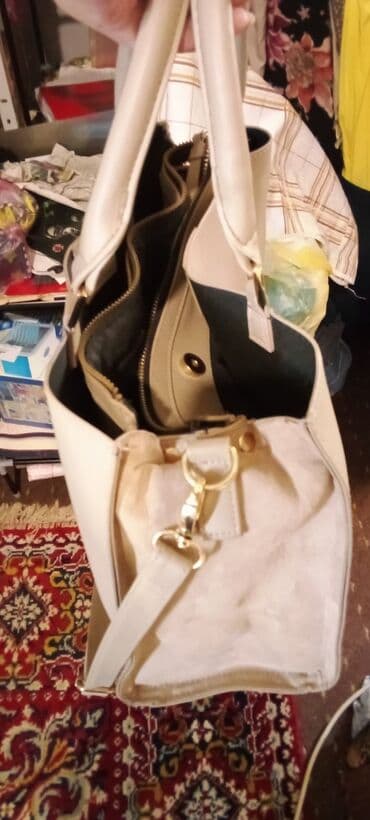 primark majice: Torba za rame, Primark, Materijal: Lakovana koža, Poliester — 6