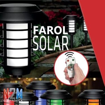 Baštenska dekoracija: 4 kom Solarna RGB lampa sa daljinskim velika Karakteristike proizvoda — 2