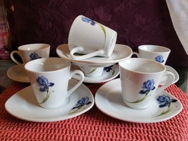 metalac soljice za kafu akcija: Soljice nove,vintaz porcelanske za kafu. Solje pun porcelan,natpis — 2