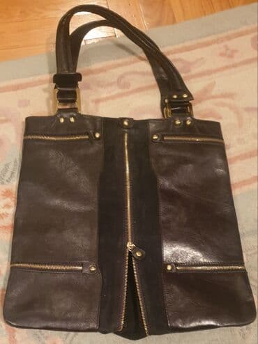 guess torba crna: Torba za rame, Materijal: Koža — 5