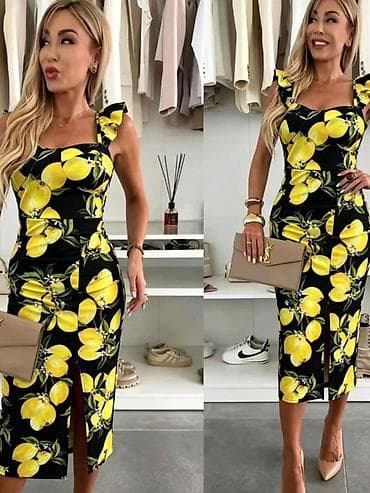 Haljine: 💫Ženska midi haljina sa printom limuna
2500 din 
Od s do l — 3