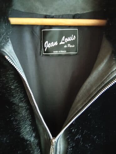 College jackets: XL, With lining, Faux fur, color - Black — 2