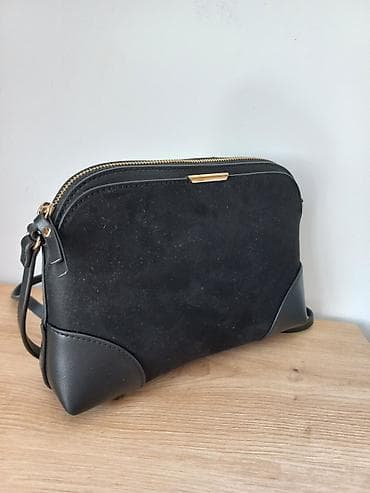 lv kais muski: Elegantna crna torbica preko ramena H&M - Materijal: kombinacija — 3