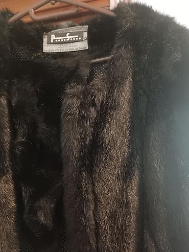 sofiae jakne: Ps fashion Duga crna bunda od veštačkog krzna - Brend/etiketa — 2