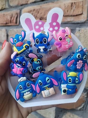 mona tasnice cena: Stitch šnale za kosu – set mini klipsni - Tematske šnalice — 1