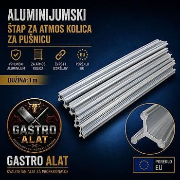 ALUMINIJUMSKI ŠTAP ZA ATMOS KOLICA / PUŠNICU – 1 m | Poreklo EU