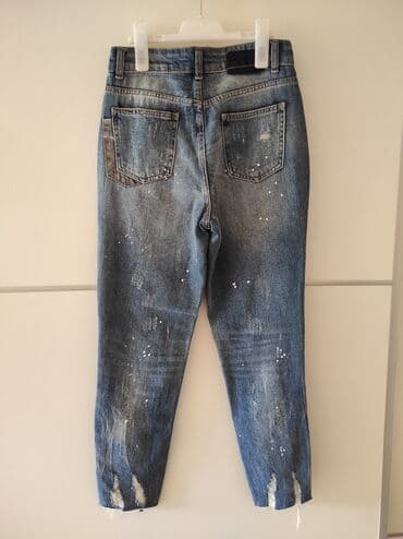 pidzama iz jednog dela: FB sister farmerke veličina XS. Mom fit model. Poluobim struka 36/37 — 2