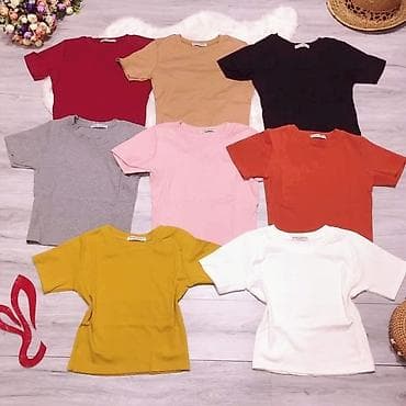 Majice kratak rukav sa elastinom. Bela,bež,oker,svetlo siva,svetlo