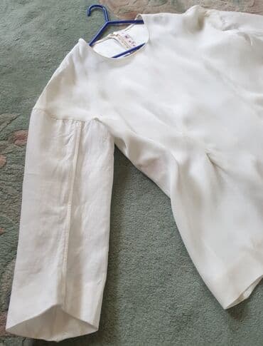 bele tunike: MARNI original skupocena bela bluza. Jako interesantna, strukirana — 1