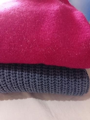 roze komplet: Dva ženska džempera 1) Mango – Wool blend - Model: klasičan džemper — 10