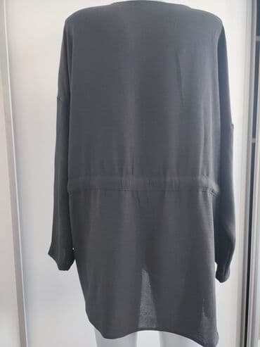 Women's Clothing: 3XL, Polyester, Single-colored, color - Black — 3
