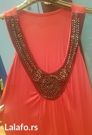 iznajmljivanje haljina laura – слике: Tunika- haljina free size. Univerzalne velicine s-l, narandzaste — 1