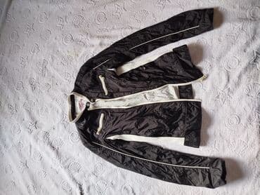 Donji delovi trenerke: Jakna za prelazni period, Najlon, S, bоја - Crna — 3