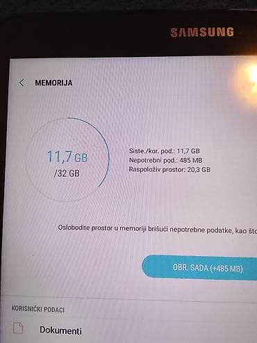 polovni serveri: Samsung Galaxy Tab A (2016) – model SM‑T585 - Ekran: oko 10.1 inča — 3