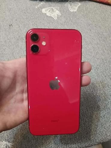maske za iphone 10: Apple iPhone 11 – (PRODUCT)RED - Boja: (PRODUCT)RED, staklena zadnja — 1