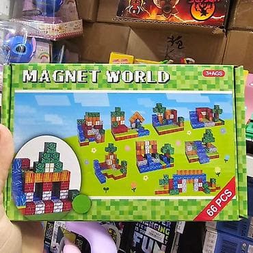 Kocke za decu: Minecraft Kocke Magnetne Kockice 168, 132, 66kom Opis proizvoda — 3