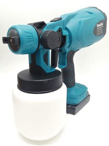 makita lisicarka na baterije: 5700din Makita akumulatorski pištolj za farbanje 800w + dve baterije — 2