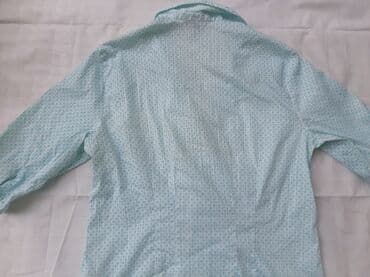 comma košulje: H&M, L (EU 40), Spandex, Dots, color - Green — 2