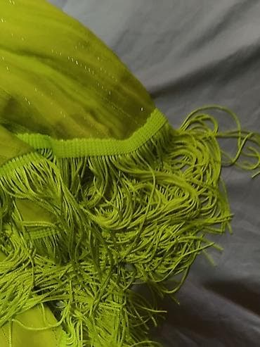 Ženska haljina River Island – model “Yellow Bright Ethnographic” M — 2