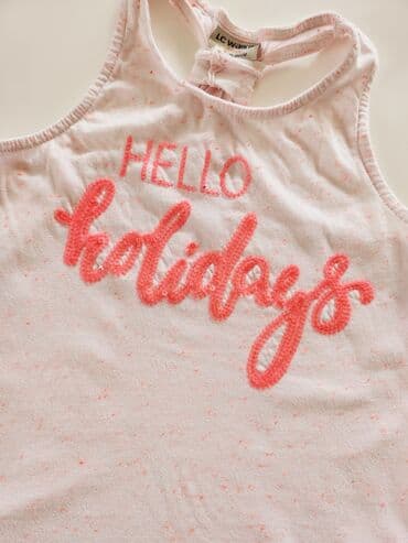 Crop top, Sleeveless, 128-134