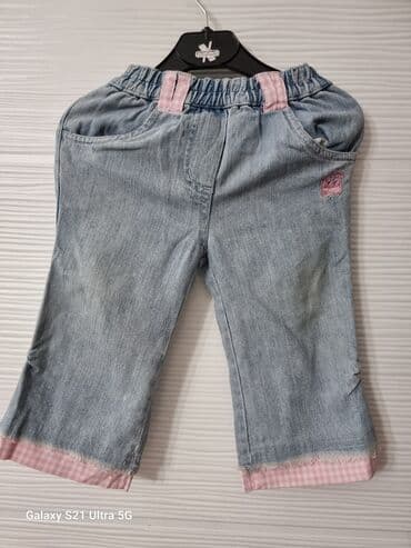Farmerke: Zenske teksas pantalone. Velicina 74 — 1