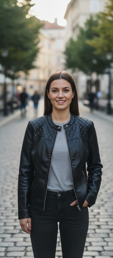 luciano collection kozne jakne: Kožna jakna,očuvana,broj 38 — 1