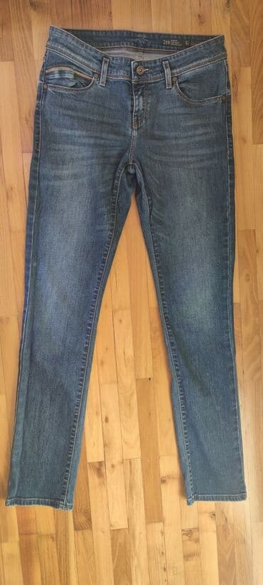 rebraste pantalone: 29, 32, Jeans, Regular rise, Straight — 2