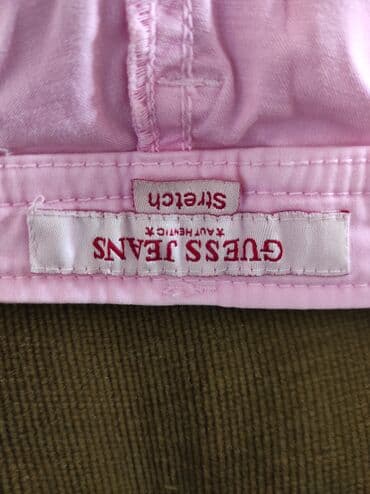 Women's Pants, Jeans, Shorts: Guess puder roze,nove,s,7/8 — 7