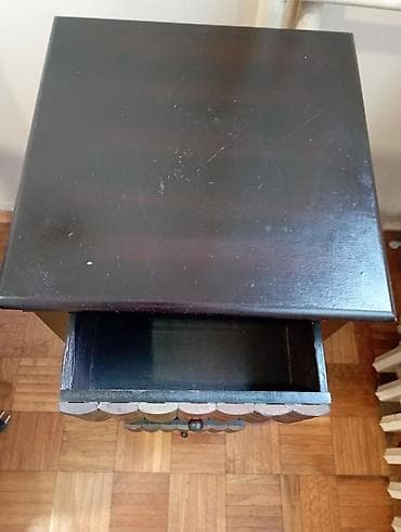 forma ideale stolice cena: Dekorativni stočić sa fiokom – dizajn lažne knjižne police - — 2