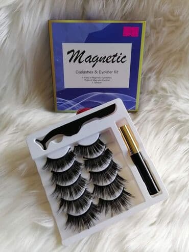 magnetni ajlajner: HIT CENA 1400 dinara 🧲Magnetne trepavice set + magnetni ajlajner Set — 2