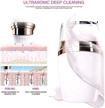 cetka za lice: Cena 1.850 dinara 3u1 Vodootporna cetka i masazer za lice Opis — 5