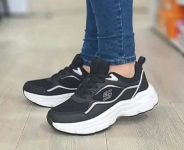 cr7 patike: Ženske patike – sportsko‑casual model - Boje: bela, crna sa belim — 2