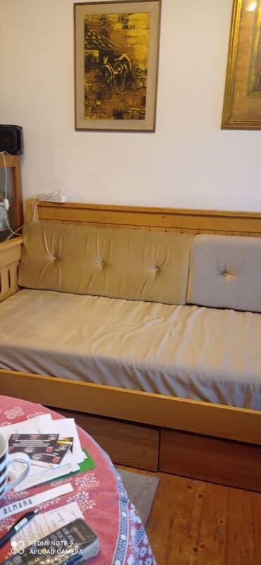 dimenzije barskih stolica: Rucni rad kauc-sofa od belog jasena,vrlo malo koriscen,sa dve — 4