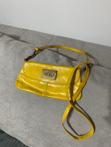 mona torbe crne: Torba za rame, Mona, Materijal: Koža — 4