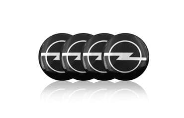Vozila: OPEL-plastificirane nalepnice za felne-set od 4 komada BLACK OPEL - — 9