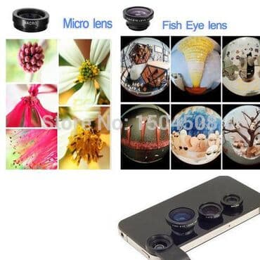 lampe za nokte: 3 u 1 nova sočiva za mobilni telefon makro, široko ugano, riblje oko — 4