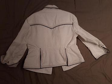 bele cipele: Original kratka Dsquared2 jakna od kepera sa koznim detaljima — 4