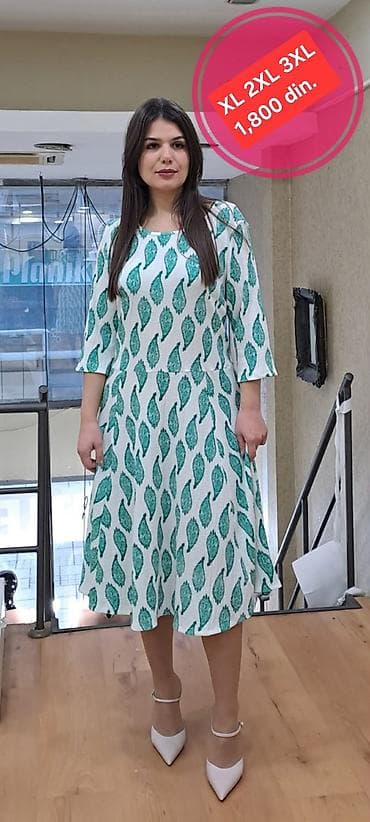 st george odeca: Ženske haljine – više modela i dezena - Krojevi: A‑kroј midi, ravna — 6