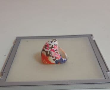 srebrni lancic cena: Women's ring, Material: Plastic — 2