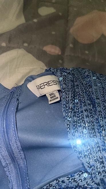 balenciaga haljine: FAERIEST svečana haljina, veličina 3XL. Dugačka, u nijansi ledeno — 1