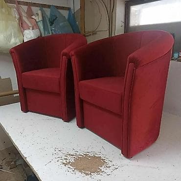 forma ideale cipelarnik beli: Tapacirane klub fotelje i dvosedi – ručna izrada - Model: zaobljena — 6