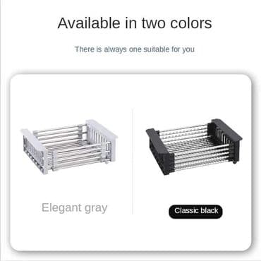 dozer za sudoperu: Prenosiva čelična korpa za sudoperu za pranje i ceđenje Detalji o — 5