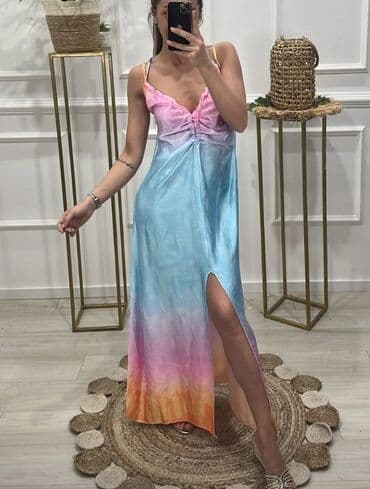 dugacke haljine svecane: S (EU 36), color - Multicolored, Cocktail, With the straps — 1