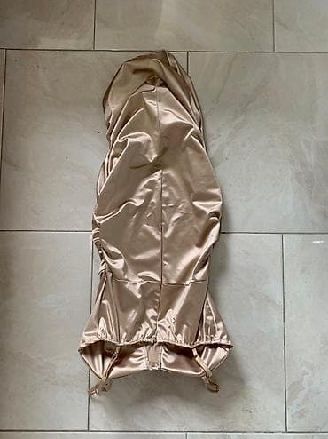 kupujemprodajem haljine svecane: Prelepa zlatna univerzalna haljina Do L velicine Odgovara svakom telu — 7