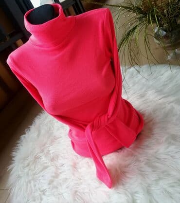 helanke za zimu: S (EU 36), Cotton, color - Pink — 3