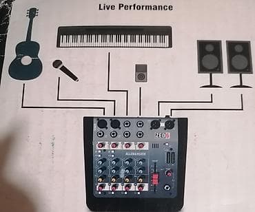 rostilj beli: Allen & Heath ZED-6 kompaktni analogni mikser - 6 ulaza / 2-bus — 6