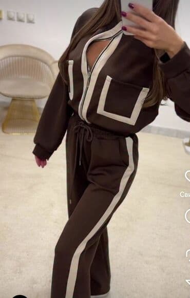 Ostala ženska odeća: One size, Prugasti, bоја - Braon — 7