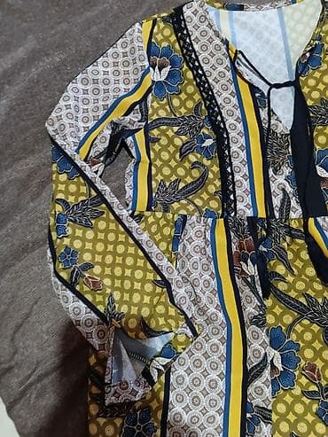 sinsay sako haljina: Haljina s dugim rukavima, boho/etno dezen - Kroj: lepršava haljina — 2