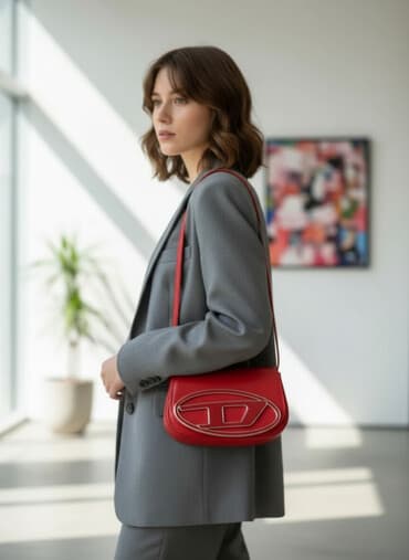 Torba za rame, Diesel, Materijal: Veštačka koža